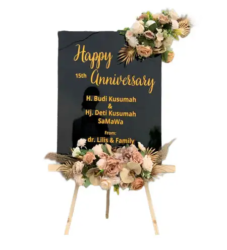 Papan Bunga Akrilik Venue Pernikahan Jakarta Selatan